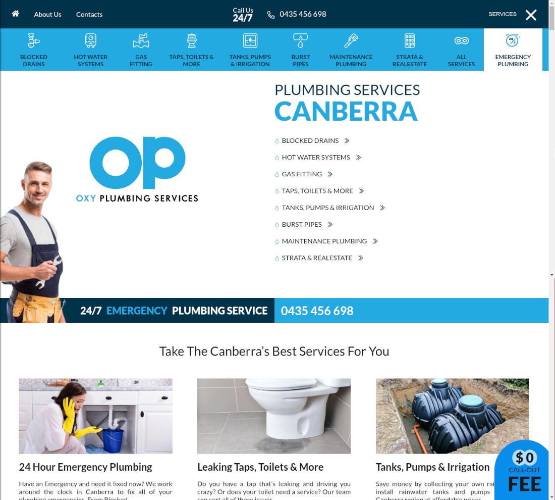 Oxy Plumbing screenshot